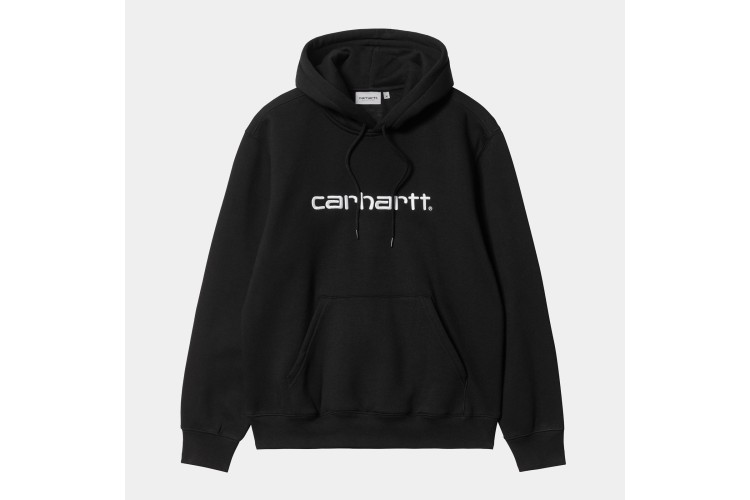 Carhartt WIP Hooded Carhartt Sweatshirt Black