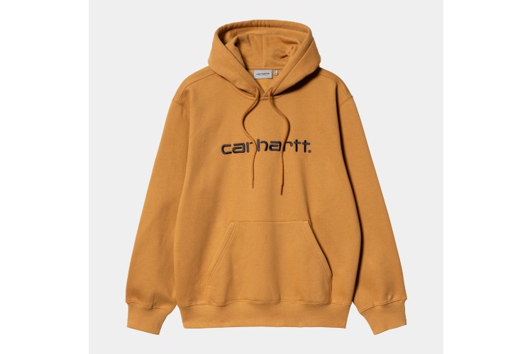 Carhartt WIP Hooded Carhartt Sweatshirt Ochre