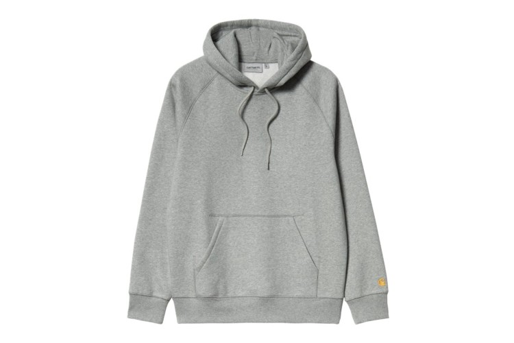 Carhartt WIP Hooded Chase Sweatshirt Grey Heather / Grey