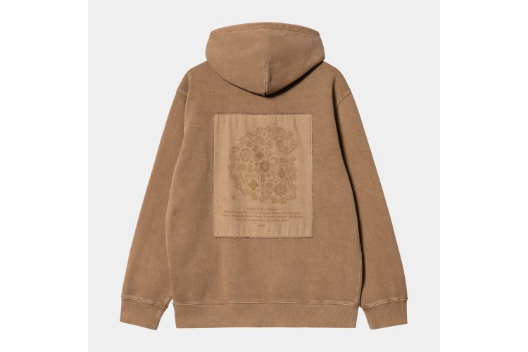 Carhartt WIP Hooded Verse Patch Sweatshirt Hamilton Brown