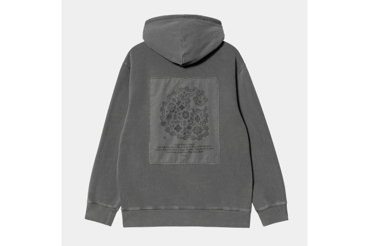 Carhartt WIP Hooded Verse Patch Sweatshirt Vulcan Grey