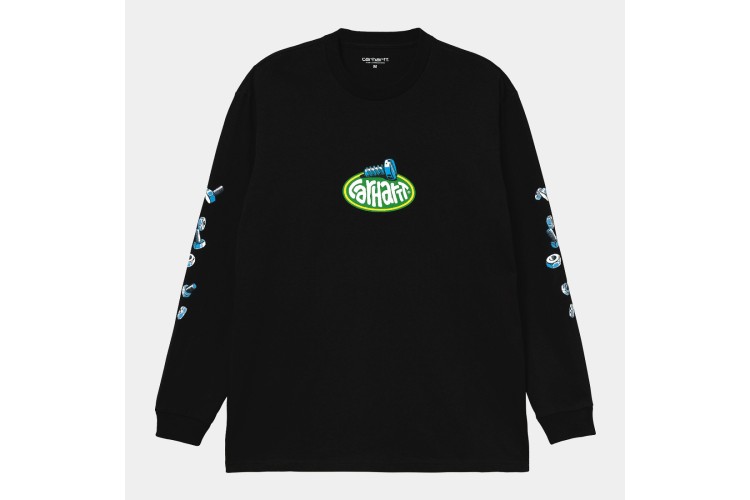 Carhartt WIP L/S Screw T-Shirt Black