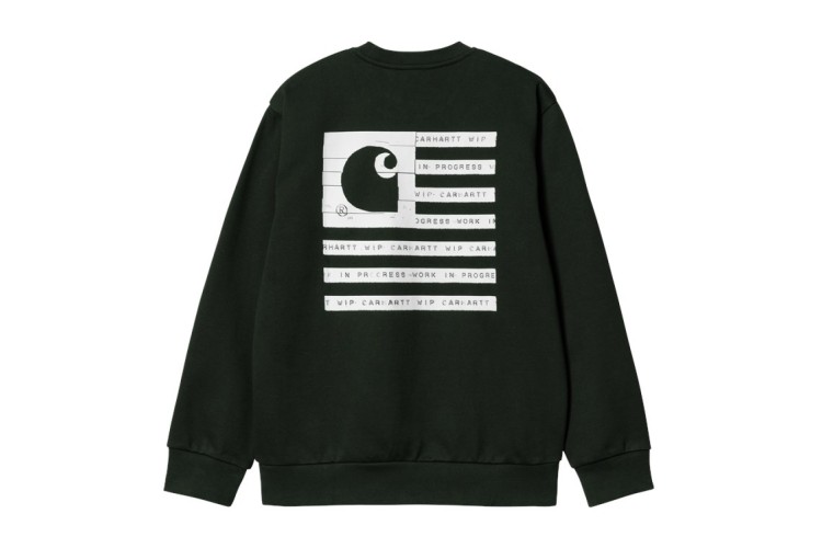 Carhartt WIP Label State Flag Crew