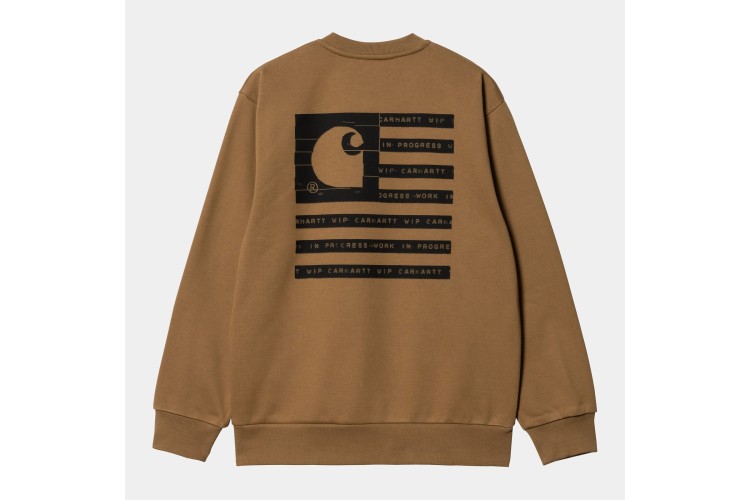 Carhartt WIP Label State Flag Crew