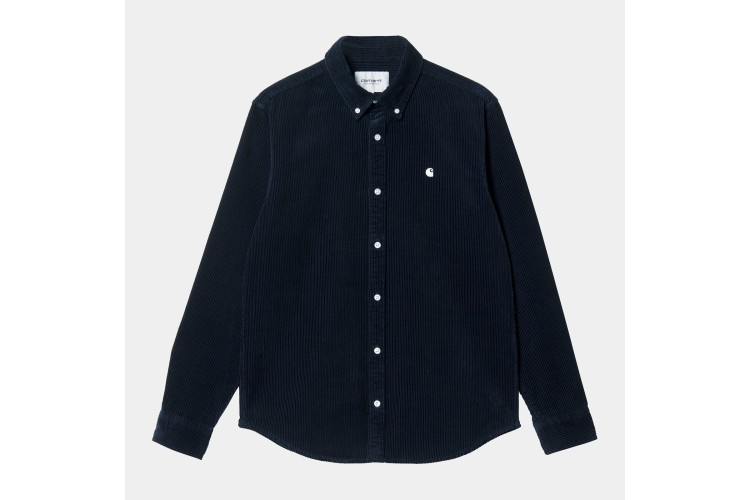 Carhartt WIP Madison Cord Shirt Navy