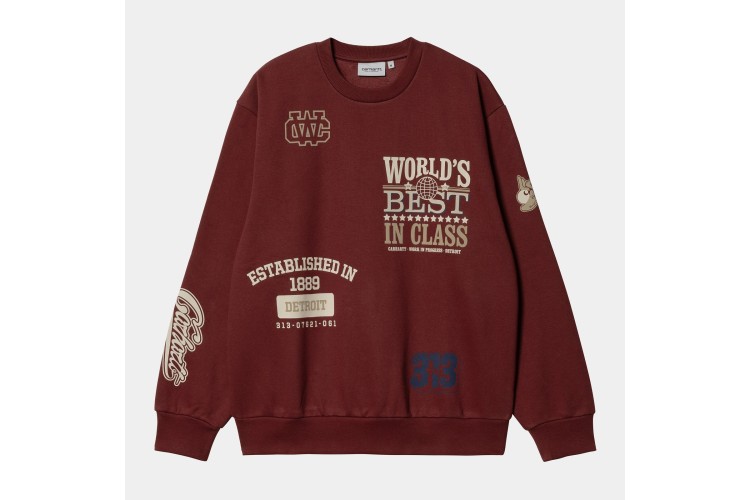 Carhartt WIP Multi World Sweatshirt Corvina