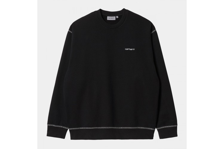 Carhartt WIP Nazka Crew Sweatshirt Black / Wax