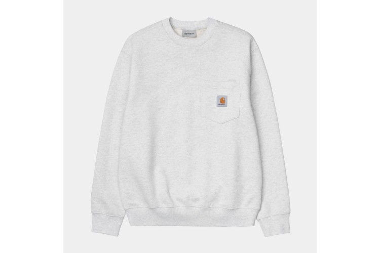 Carhartt WIP Pocket Sweatshirt Ash Heather Grey