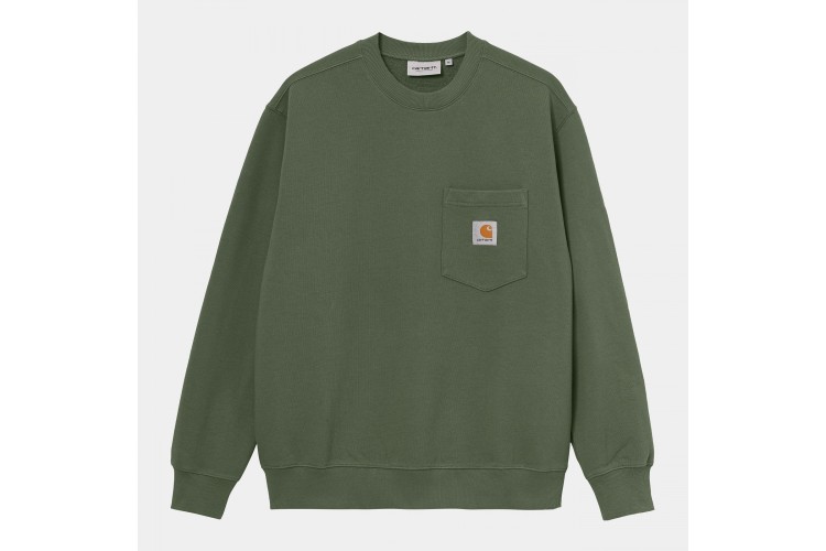 Carhartt WIP Pocket Sweatshirt Dollar Green