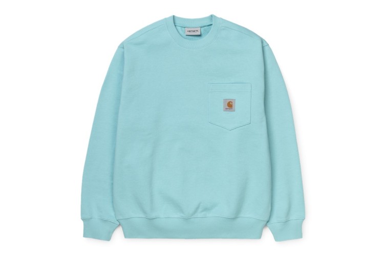 Carhartt Wip Pocket Sweatshirt Window Blue