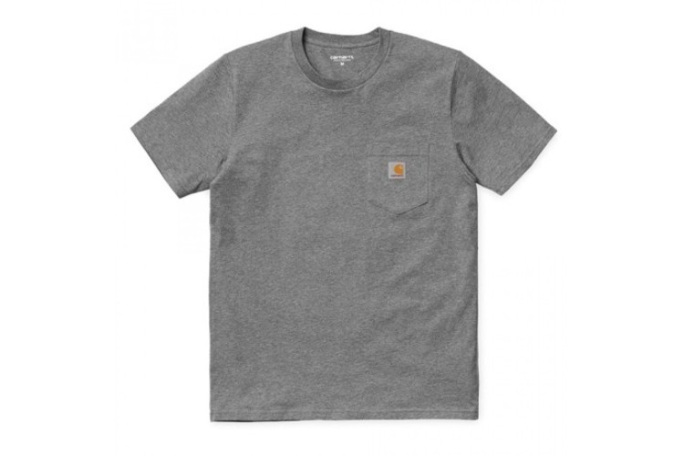 Carhartt Wip Pocket T-Shirt Dark Grey Heather