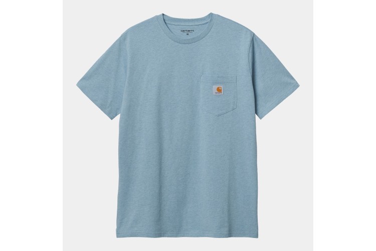 Carhartt WIP Pocket T-Shirt Frosted Blue Heather