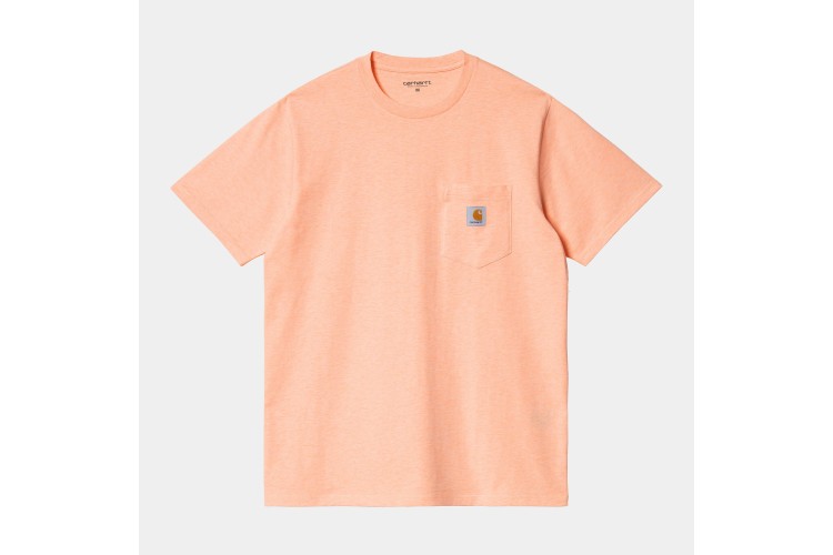 Carhartt WIP Pocket T-Shirt Grapefruit Heather