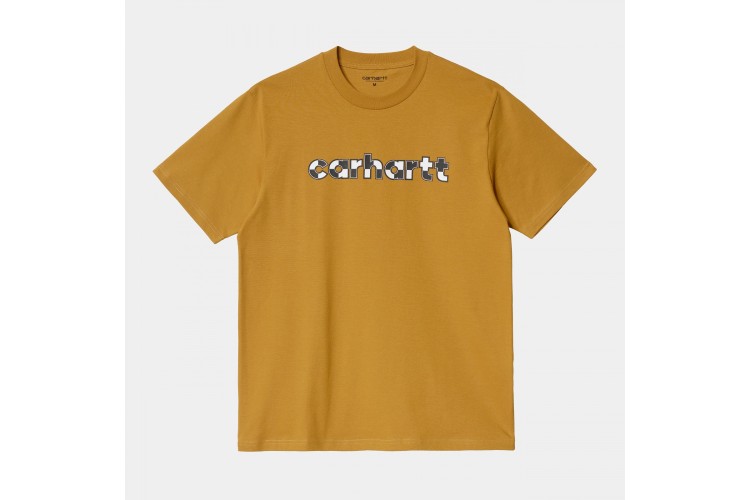 Carhartt WIP Range Script T-Shirt Yellow