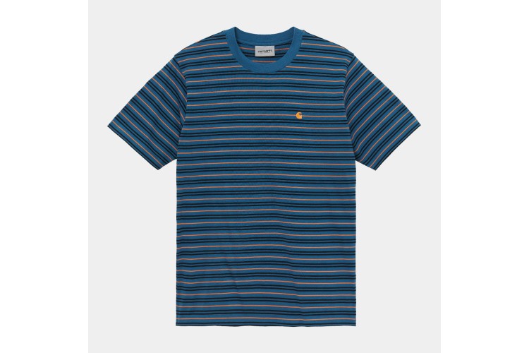 Carhartt WIP S/S Akron T-Shirt Shore Blue