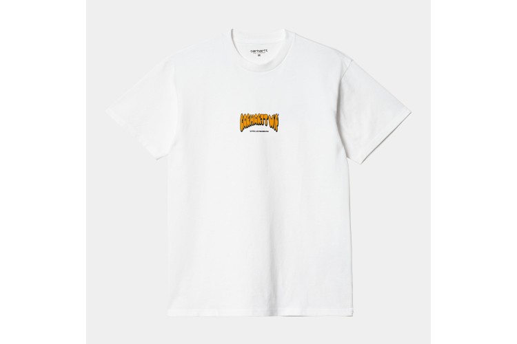 Carhartt WIP S/S Bubble Script T-Shirt White