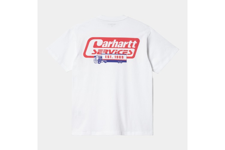 Carhartt WIP Freight Services T-Shirt White