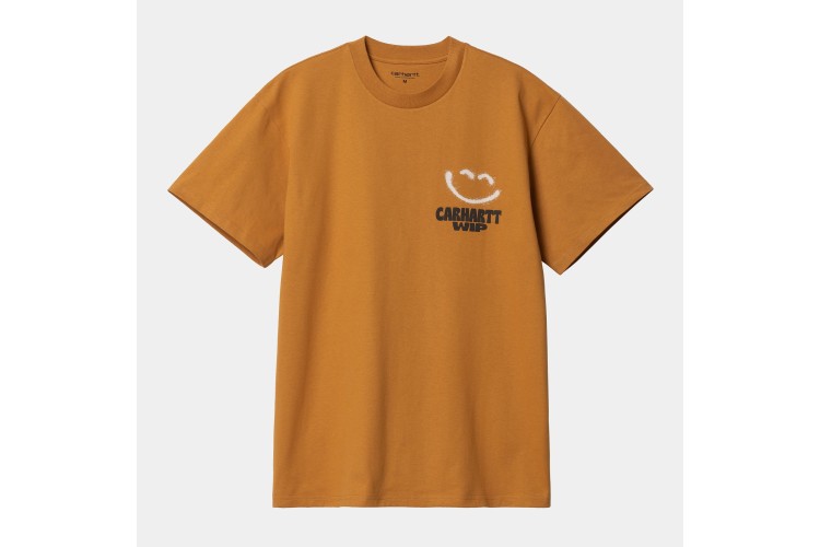 Carhartt WIP S/S Happy Script T-Shirt Ochre