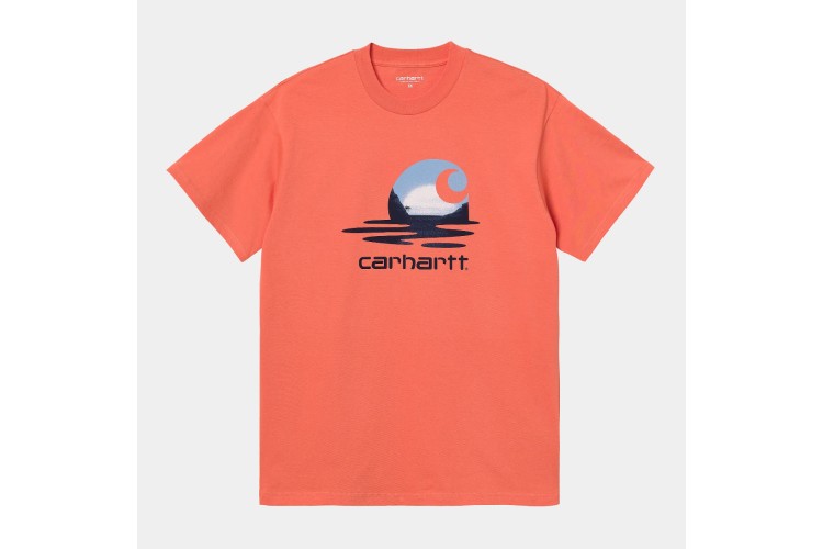 Carhartt WIP S/S Lagoon C T-Shirt Shrimp Pink