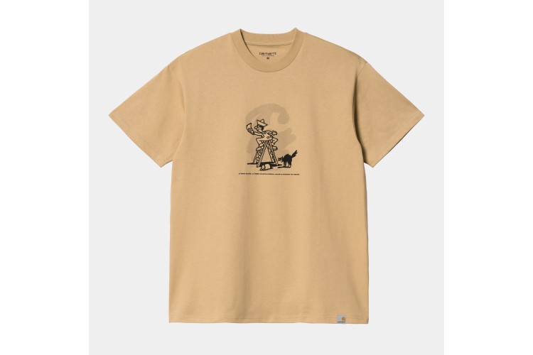 Carhartt WIP S/S Lucky Painter T-Shirt Dusty Hamilton Brown
