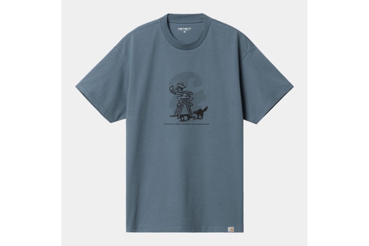 Carhartt WIP S/S Lucky Painter T-Shirt Storm Blue / Black