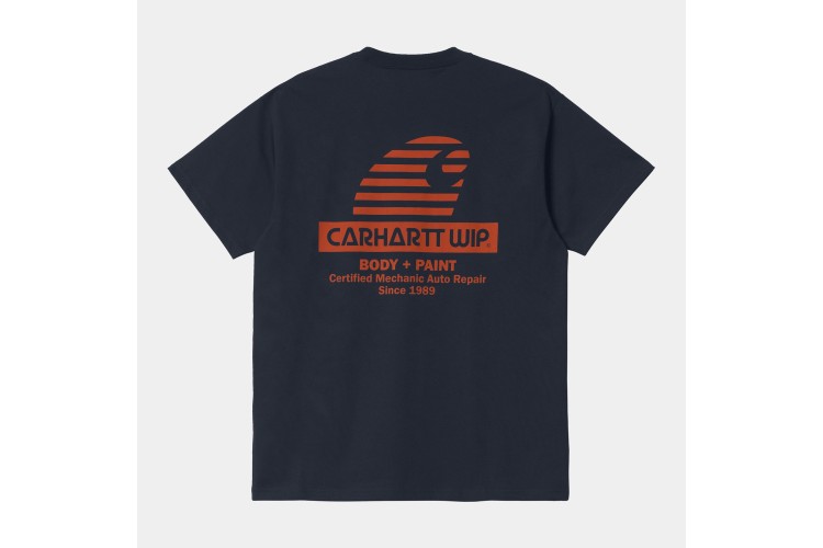 Carhartt WIP S/S Mechanic T-Shirt Dark Navy / Brick