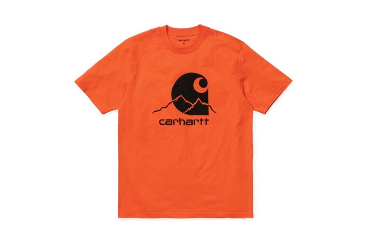 Carhartt Wip S/S Outdoor C T-Shirt Clockwork Orange / Black
