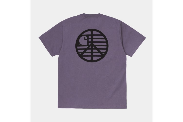 Carhartt WIP S/S Peace State T-Shirt Provence Purple / Black