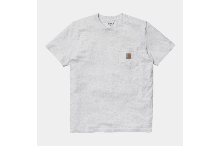 Carhartt WIP S/S Pocket T-Shirt Ash Heather Grey