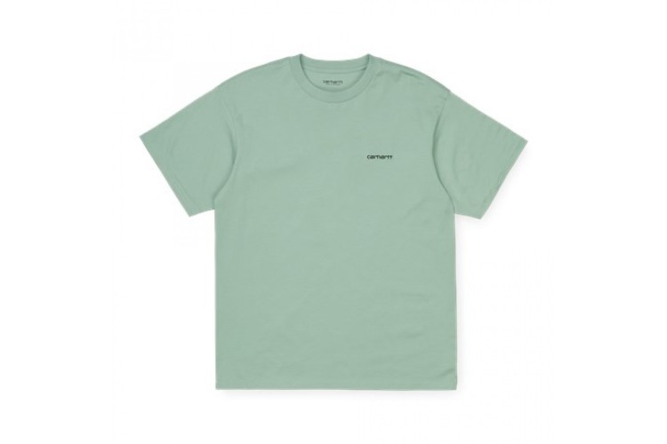 Carhartt Wip S/S Script Embroidery T-Shirt Frosted Turquoise