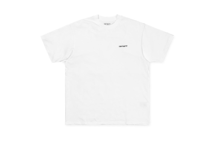 Carhartt Wip S/S Script Embroidery T-Shirt White / Black