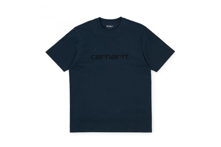 Carhartt Wip S/S Script T-Shirt Admiral Blue