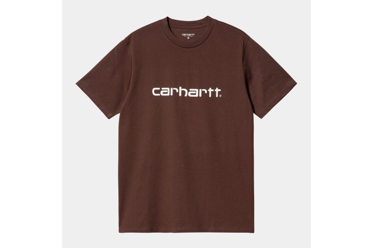 Carhartt WIP S/S Script T-Shirt Ale Brown