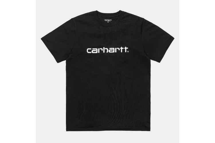 Carhartt Wip S/S Script T-Shirt Black / White