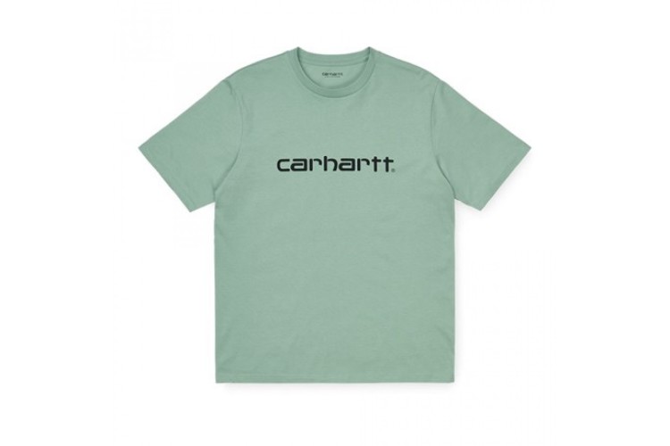 Carhartt Wip S/S Script T-Shirt Frosted Green