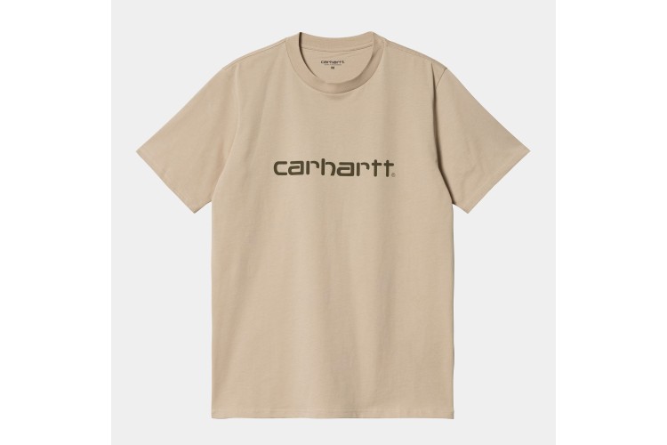 Carhartt WIP S/S Script T-Shirt Wall Beige