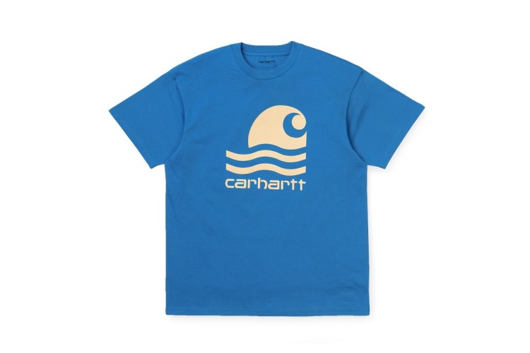 Carhartt Wip S/S Swim T-Shirt Azzuro Blue / Fresco