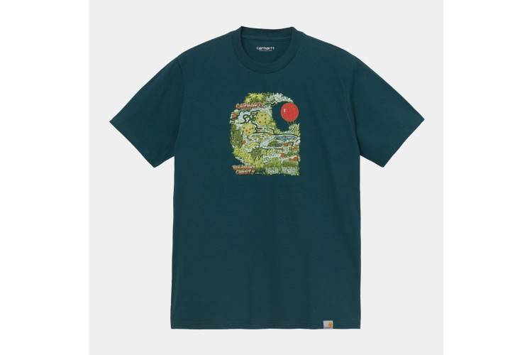 Carhartt WIP S/S Treasure C T-Shirt Deep Lagoon Green