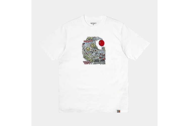 Carhartt WIP S/S Treasure C T-Shirt White