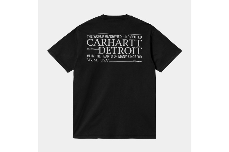 Carhartt WIP S/S Undisputed T-Shirt Black / White