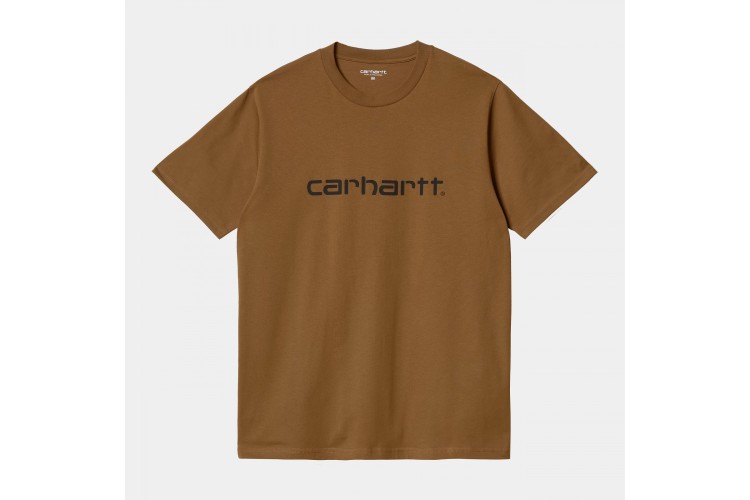 Carhartt WIP Script Classic T-Shirt Hamilton Brown / Black