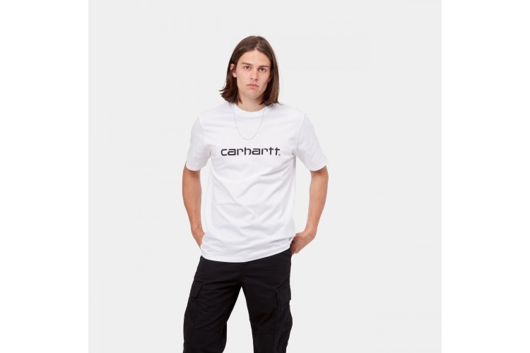 Carhartt WIP Script Classic T-Shirt White / Black