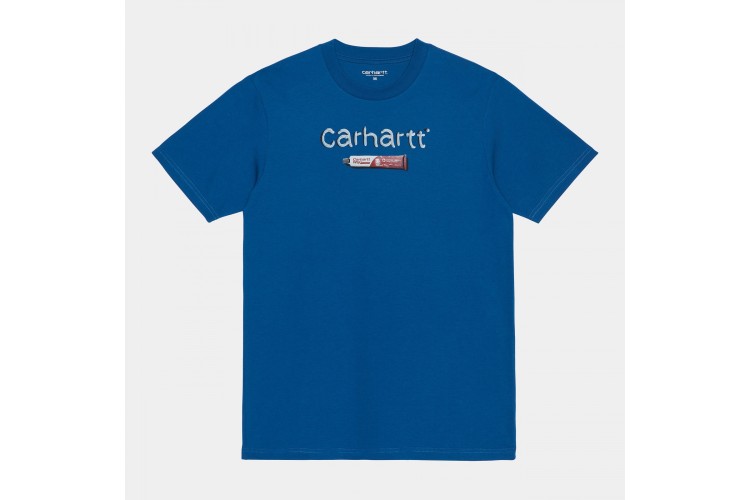 Carhartt WIP Toothpaste T-Shirt Skydive Blue