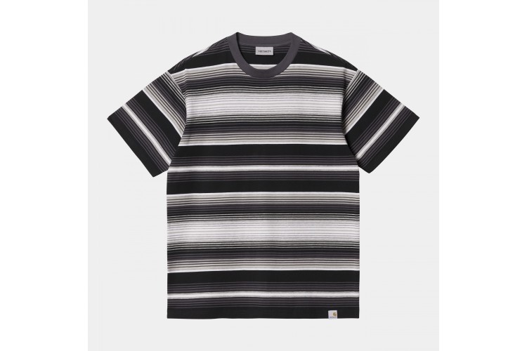 Carhartt WIP Tuscon Stipe T-Shirt Blacksmith