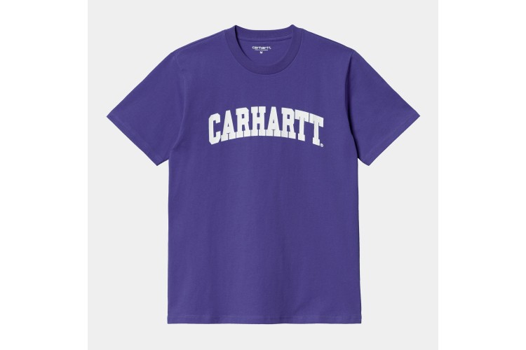 Carhartt WIP University T-Shirt Razzmic / White
