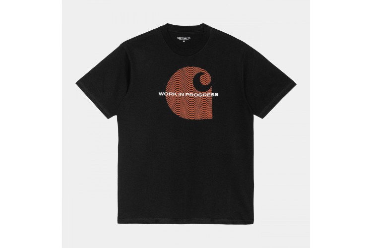 Carhartt WIP Wave C T-Shirt Black