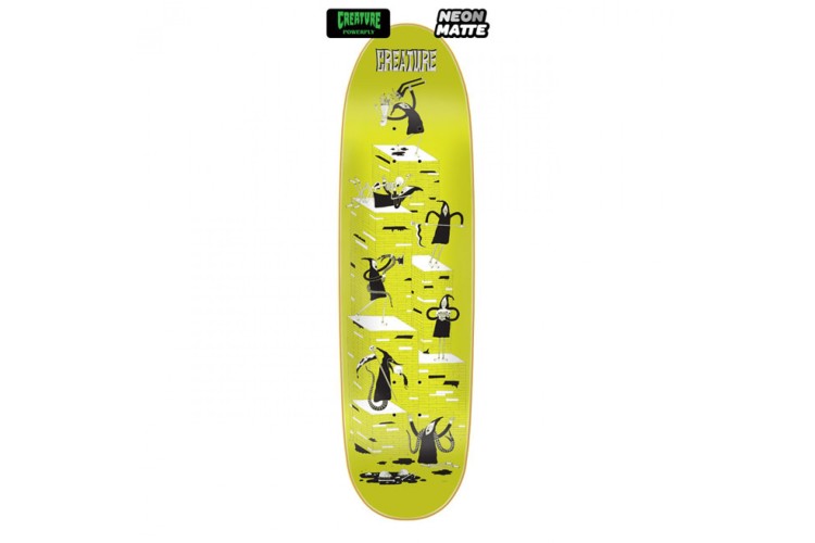 Creature Free For All LG Powerply Skate Deck Yellow