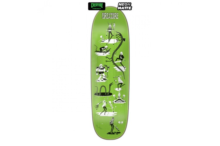 Creature Free For All XL Powerply Skate Deck Green