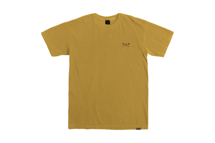Dark Seas Go To Pigment T-Shirt Mustard