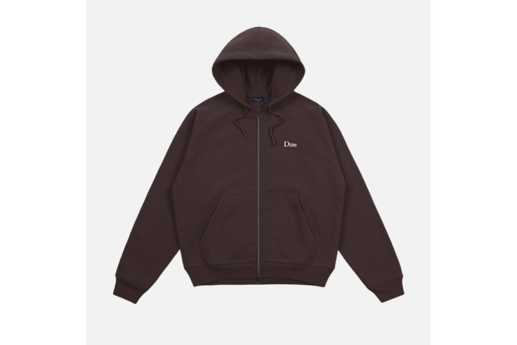 Dime Classic Small Logo Zip Hoodie